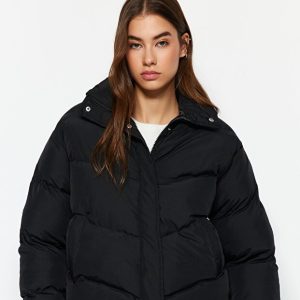 کاپشن پفی ضد آب Trendyolmilla(مشکی)