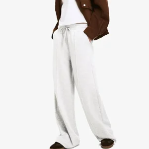 شلوارهای دمپا گشاد Bershka (طوسی)